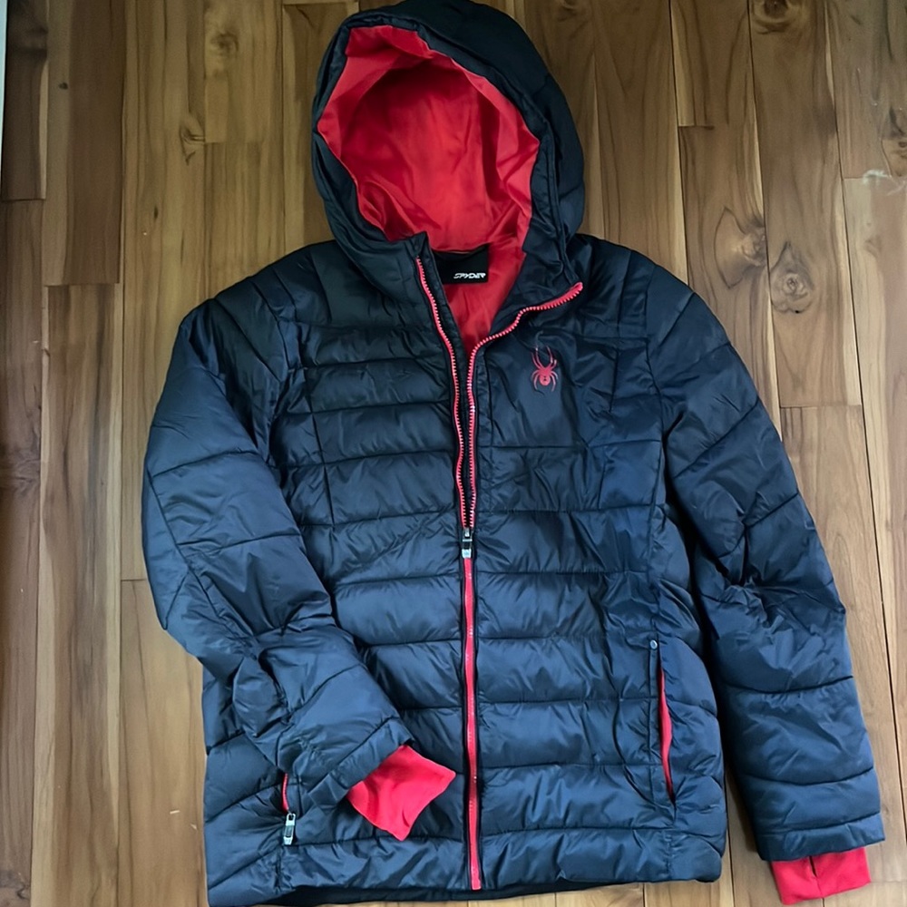 Spider winter puffer jacket, boys